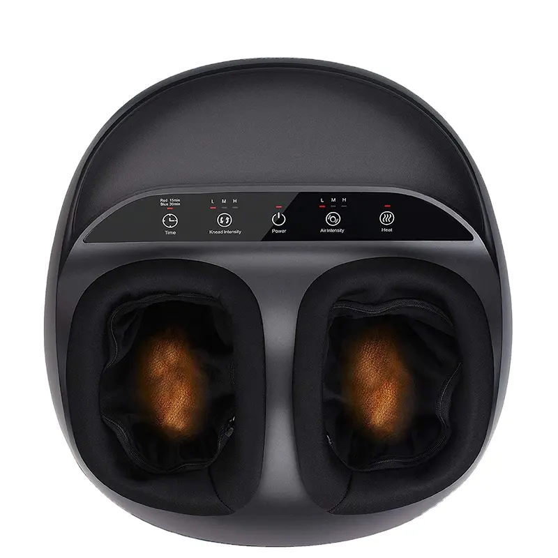 Máquina de masaje de pies OEM/ODM Amazon, masajeador de pies con terapia de amasado profundo por calor, presión de aire