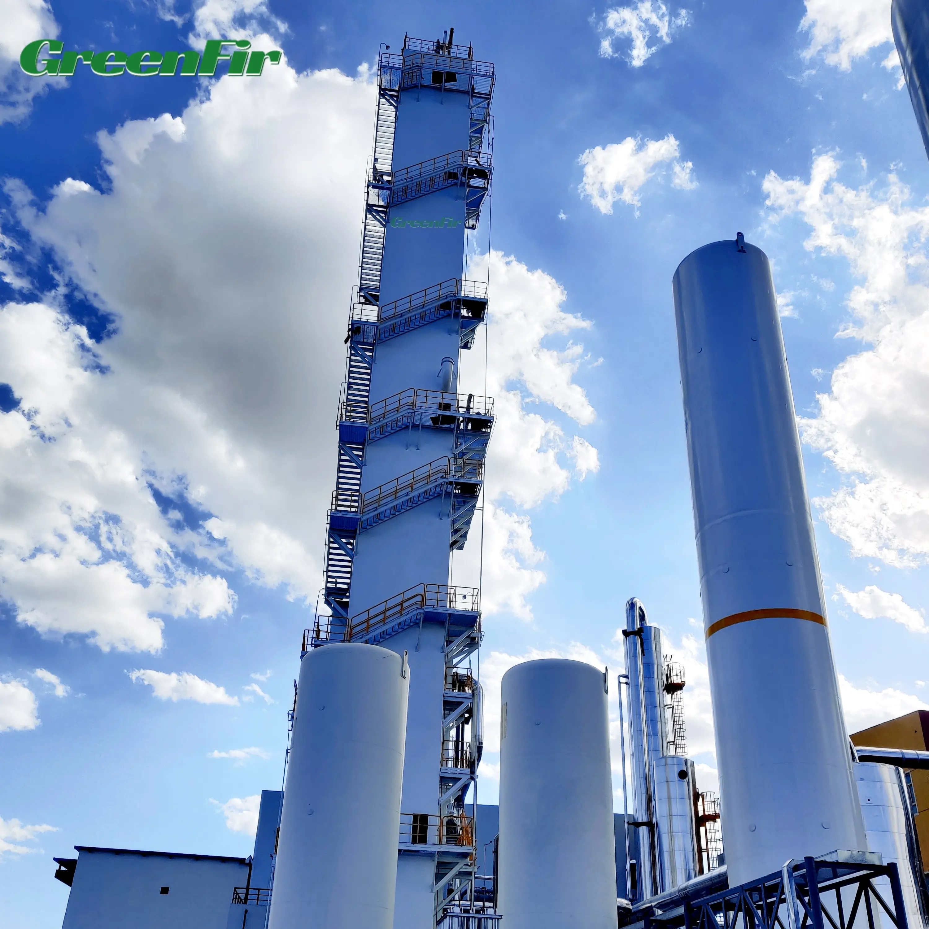 Planta de separación criogénica de oxígeno líquido, nitrógeno y argón personalizada con producción de gas in situ fiable y sostenible