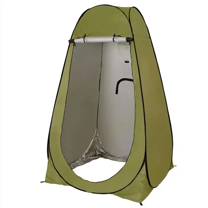 Pop Up tente de confidentialité Portable tente de douche extérieure Camp toilette vestiaire Pod, abri de pluie tente de douche gonflable