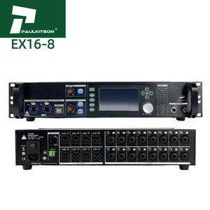 Paulkitson เครื่องผสม EX16-8ดีเจมิกเซอร์ตัวควบคุม16ใน8ออกเครื่องผสมเสียงระบบเสียงอินเตอร์เฟสบุปกรณ์เสียง - Product Image 1