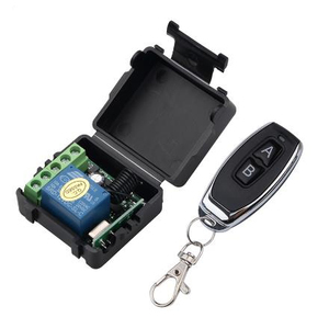 Trasmettitore RF 433 Mhz Telecomandi con Interruttore di Telecomando Senza Fili DC 12V 1CH relè Modulo Ricevitore