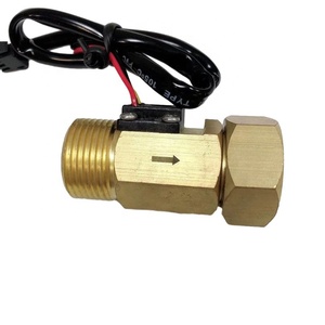 Sensor de flujo de agua G1/2 "3/4", medidor de flujo de latón de efecto Hall, 3-24V CC para máquina de agua, medidor de flujo Digital con salida de pulso