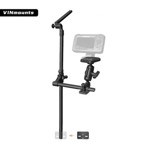 Braket transduser Universal portabel, braket transduser portabel 600mm-800mm dengan dudukan pencari ikan - Product Image 4