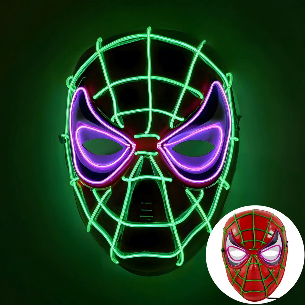 Verde+morado Spider-man