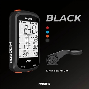 Velocímetro inalámbrico con GPS para bicicleta, odómetro con sincronización de 2,5 pulgadas, Sensor de cadencia Magene, resistente al agua, C406 - Product Image 2