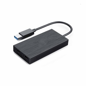 Winstars高品质USB3.0 Type-C至双HDMI 4k视频图形卡适配器笔记本电脑图形卡适配器图形适配器 - Product Image 1