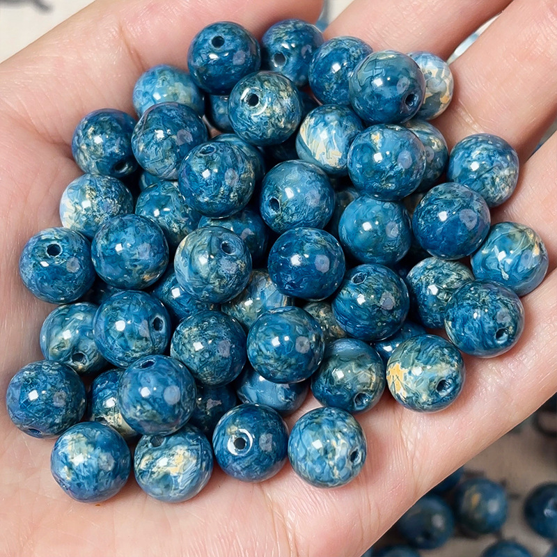 ลูกปัดภาพวาดสีน้ำมัน YS-คืนดาวบน Rhone-42