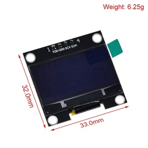 1,3 Zoll oled IIC Serial White OLED-Anzeige modul 128 X64 I2C SSD1315 12864 LCD-Bildschirm platine VDD GND SCK SDA für Arduino