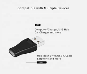 ULT-unite畅销书C型到USB 3.0适配器适配器USB C母到USB公适配器