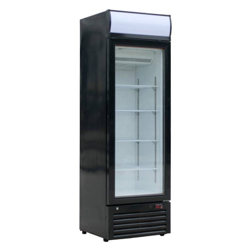 268l glass door frost free vertical freezer display cabinet ice cream display cabinet