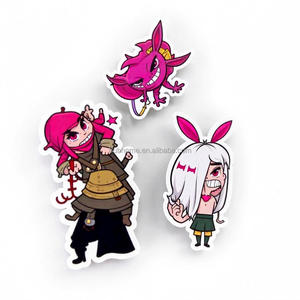 Custom High Quality Die Cut Stickers Custom Outdoor Waterproof PVC Packaging Labels Bumper Anime Vinyl Adhesive Sticker <strong>Decals</strong> - Product Image 6