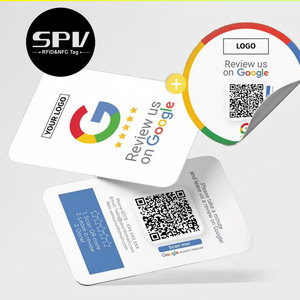 Stampa personalizzata codice QR 13.56mhz RFID Ntag213 Google Review NFC Card - Product Image 6