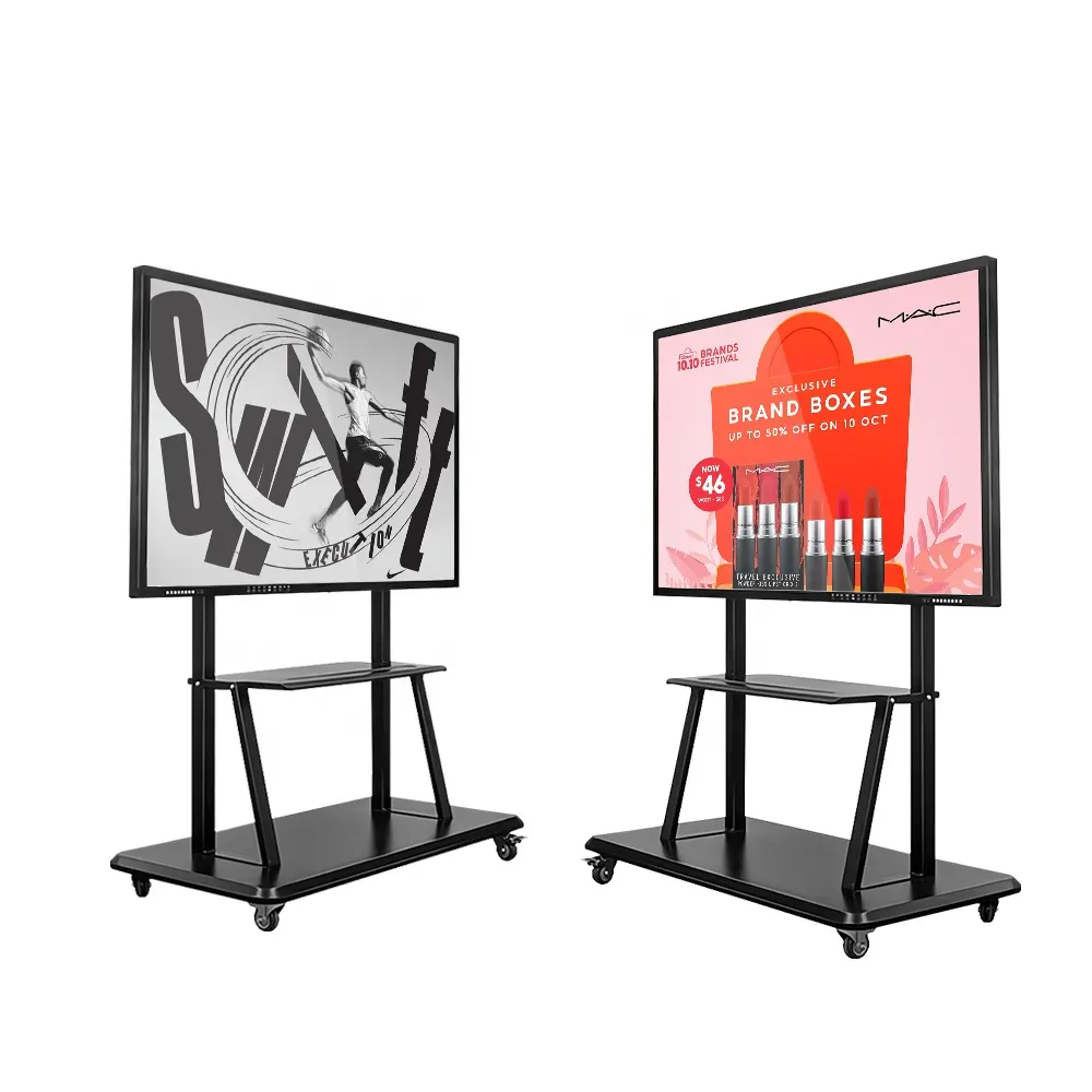 4K Multi Touch Elektronisch Slim Whiteboard 65 85 Inch Tv-Prijzen Klasse Bord Display Interactief Plat Paneel