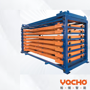 Estante de almacenamiento de chapa de cajón que ahorra espacio con desbarbado automático de 5 capas para estanterías de almacén - Product Image 3