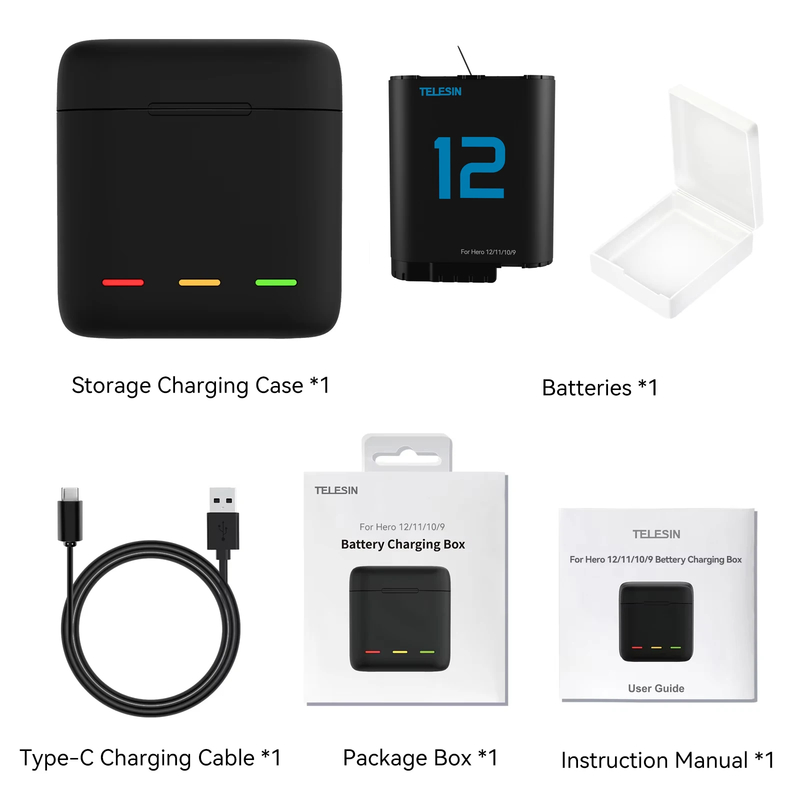 Black 1 battery set