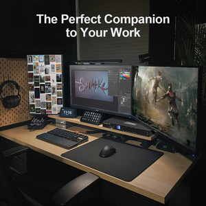 TESmart 4端口三监视器KVM开关HDMI 4K60Hz带USB 3.0集线器耳机音频和麦克风局域网端口KVM开关 - Product Image 4