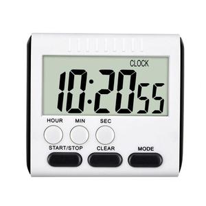 Quadratischer LCD-Digital bildschirm Küchen timer Digitales Kochen Countdown Countdown Alarm Schlaf Stoppuhr Uhr Funktion Temperi zador - Product Image 1