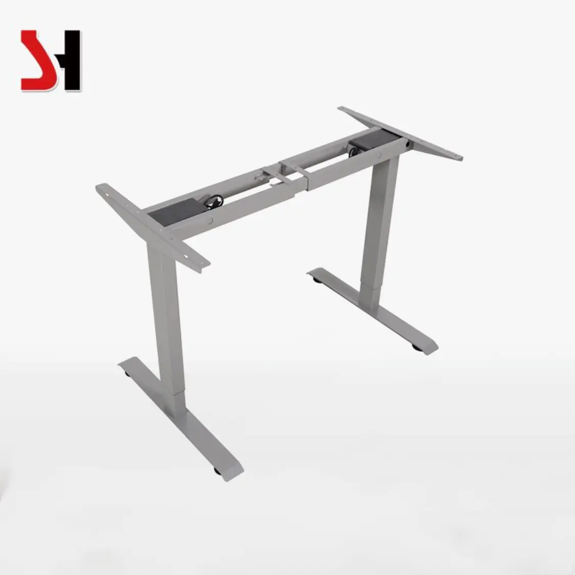 Eléctrica ajustable mesa de Metal portátil de pie minimalista muebles de oficina Escritorio