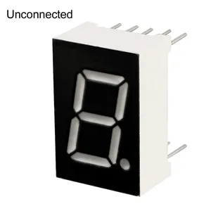 Catodo comune display a led a 7 segmenti display a led rosso tubo digitale catodo comune rosso a 1 cifra - Product Image 3