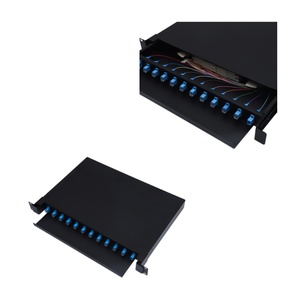 4 + 1CH 16CH 8 + 1CH Óptico DWDM Tipo de cajón Panel de conexión DWDM 100GHz (0.8nm) 1u Rack DWDM Panel de conexión - Product Image 4