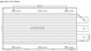 Convertidor de potencia de alta eficiencia, 12v, 48v, 30a, CC, CC, con amplio rango de entrada para aplicación de vehículo - Product Image 6