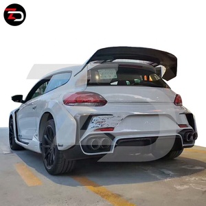 En çok satan Asp tarzı vücut kiti Scirocco için FRP + CF tamponlar ile yan etekler Hood çamurluk genişletici