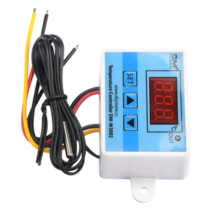 Controlador de temperatura Digital LED, interruptor de Control de termostato, medidor de Sensor termorregulador con sonda, W3002, 10A, 12V, 24V, 110V, 220V - Product Image 3