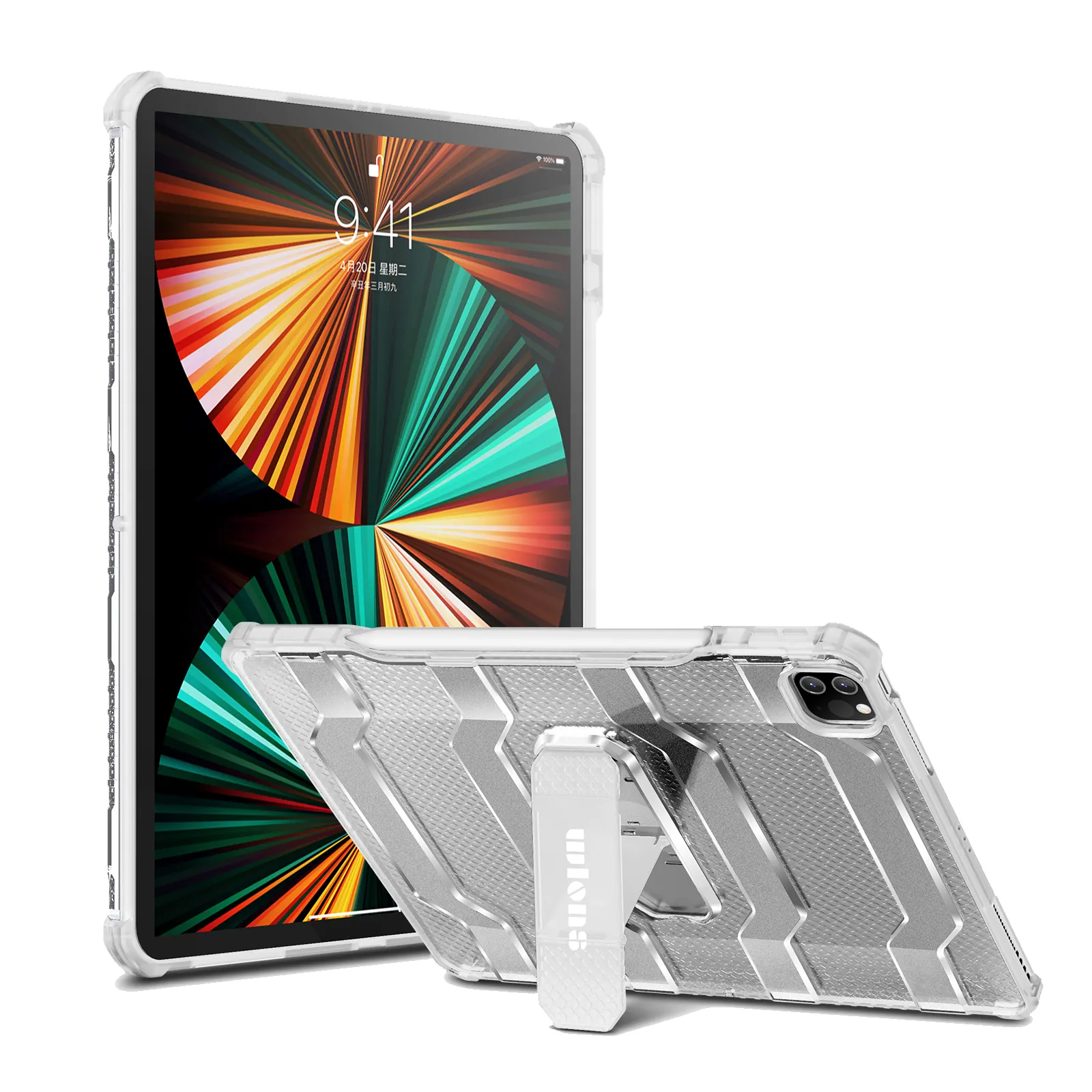 Bán Buôn Chân Đế Tablet Cover Case Cho iPad Pro 12.9 2021 Trường Hợp Với Bút Chì Chủ