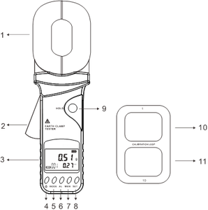 高精度高速かつ安定した漏れのアップグレード版現在のテストClamp Meter Ac Dc Digital for Project - Product Image 5