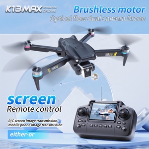 K13最大可折叠无人机，带屏幕遥控无刷电机WiFi手势摄影光流双摄像头FPV Dron - Product Image 3