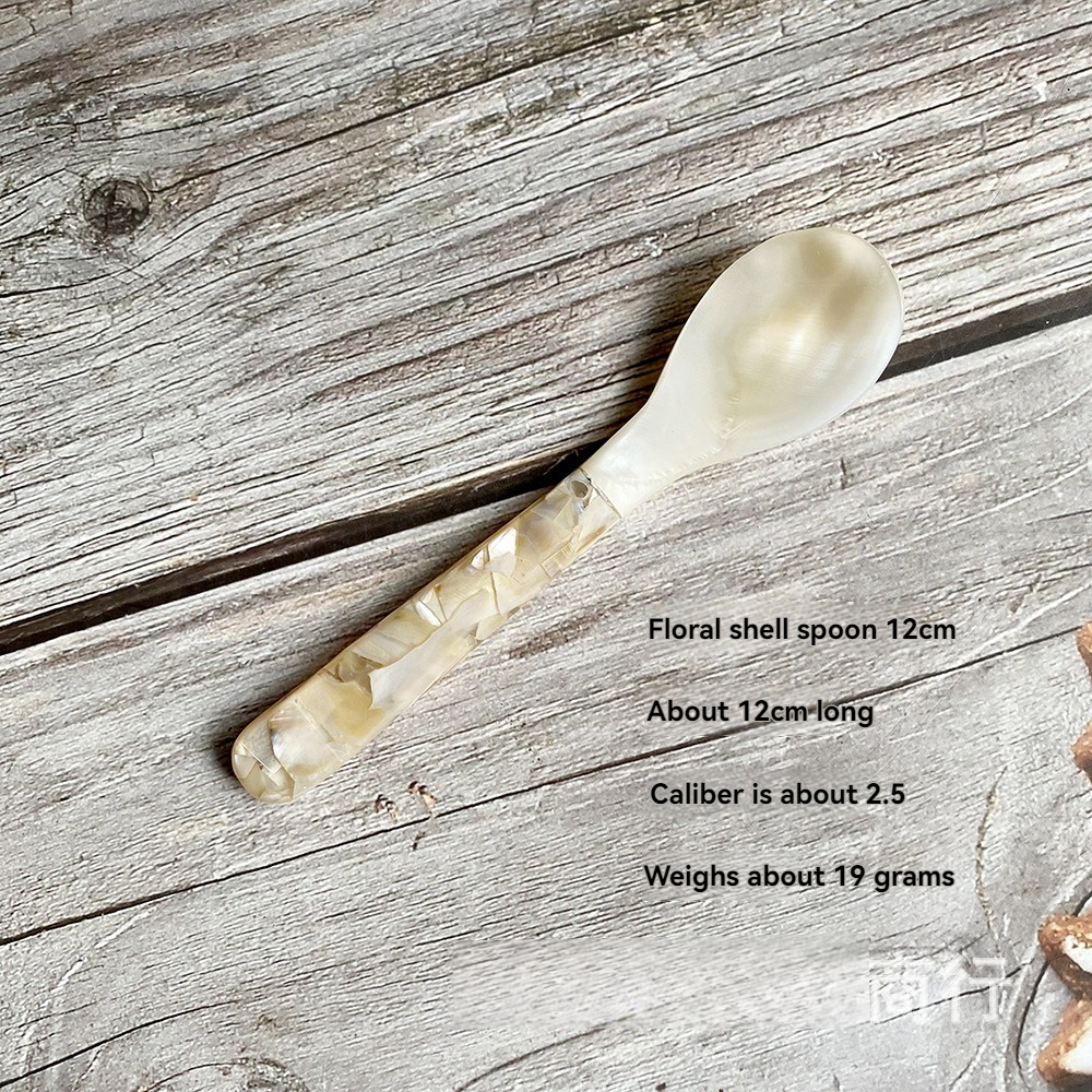 WY06 12cm floral spoon