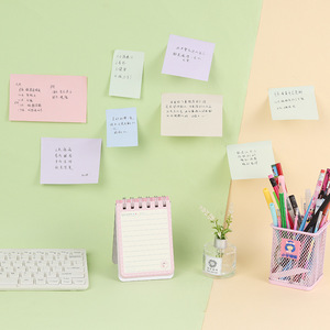 Hot Sale Paper <strong>Note</strong> Memo Pad <strong>Custom</strong> Morandi Color 100pcs to Do List N Times Sticker Students <strong>Fancy</strong> Pastel Message <strong>Sticky</strong> <strong>Notes</strong>