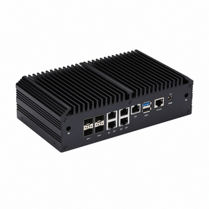 Ucuz 4 2.5 Lan kutusu gömülü bilgisayar sunucu Pfsense güvenlik duvarı Win Win 10 11 Linux yumuşak yönlendirici N100 fansız endüstriyel Mini Pc - Product Image 5