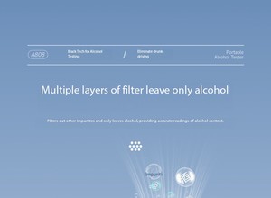 2025 Alta Qualidade Alcohol Tester Bafômetro Casa e Carro Uso de Alta Precisão Respiração Alcohol Detector - Product Image 6