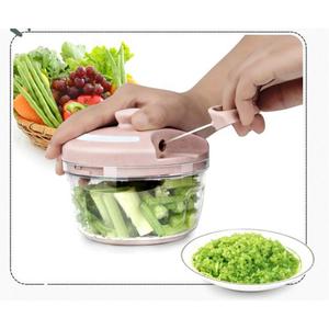 RAYSHINE çok fonksiyonlu manuel çekme halat üzerinde döner sebze kesici/Mini el sebze meyve kesme çekerek kıyıcı - Product Image 2
