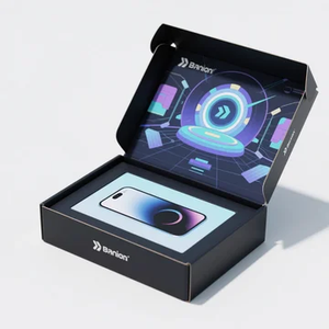 Eco-Friendly Electronics Shipping <strong>Box</strong> Packaging | Biodegradable Kraft <strong>Box</strong> for Consumer Gadgets Retail Display - Product Image 1