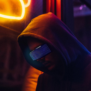 Gafas brillantes LED programables con Bluetooth para aplicación de moda, Mensaje de desplazamiento DIY, pantalla Led, gafas luminosas para fiesta de DJ - Product Image 5