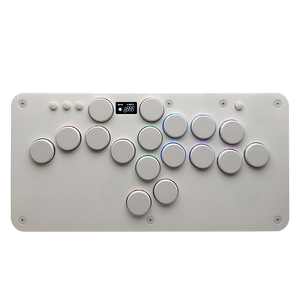 SiTong HITBOX-2 Pure White Full Silent Kailh Low Red Switch Street Fighter 6 <strong>Raspberry</strong> <strong>Pi</strong> SOCD Arcade Joystick <strong>Keyboard</strong> for Ps5 - Product Image 1