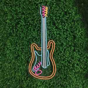 Trasporto di goccia nessuna insegna al neon della chitarra 3D dei segni elettronici della decorazione di MOQ su ordinazione - Product Image 2