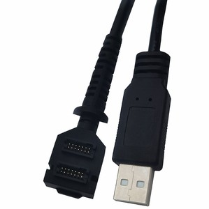 マノソンは新しいホット製品VX820ダブル14ピンIDCからUSB2.0VerifoneVX820用のオスUSBプラグ電源バーコードスキャナーケーブルをストックしました - Product Image 1