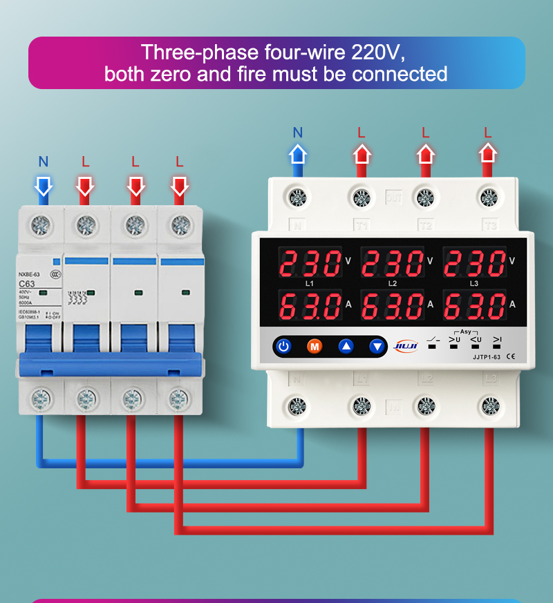 3 Phase 4 Wire 3P+N