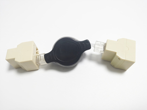 RJ45 8P8C ağ kablosu 2 yollu Y Splitter çift adaptör 3 Port Ethernet LAN çoğaltıcı ve genişletici fiş çoğaltıcı - Product Image 3