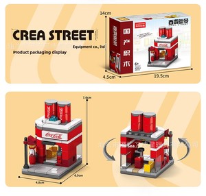 Çeşitli sokak sahne serisi yapı taşları Lego için uyumlu DIY eğitici oyuncak çocuklar için küçük parçacık yapımı plastik - Product Image 6