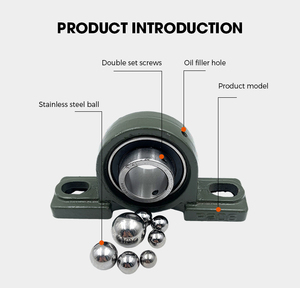 Высокое качество оптовая продажа UCP205 25*139,5*70,5 мм опорный подшипник хромированная сталь корпус P0-P6 точность оценки - Product Image 6