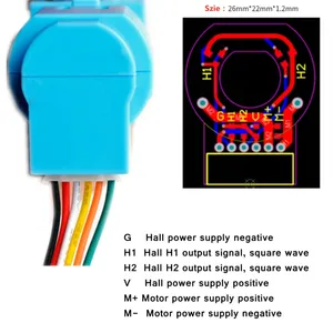 Operate DC 12v Reduction 1:90 TT <strong>Motor</strong> <strong>with</strong> a Hall Encoder for <strong>Arduino</strong> Microbit Robot Car - Product Image 6