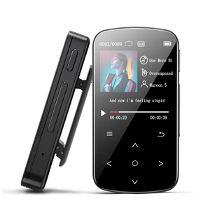 เครื่องเล่น MP3ขนาดเล็กแบบมีคลิปสำหรับเล่นกีฬาพร้อมบลูทูธ5.2เครื่องเล่นเพลงแบบ lossless HI-FI แบบพกพาวิทยุเอฟเอ็มเครื่องบันทึกเครื่องวัดจำนวนก้าว - Product Image 1