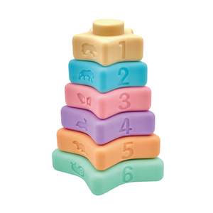 Preschool Educational Construction Vinyl Arabic Numeral <strong>Pattern</strong> Matching <strong>Building</strong> <strong>Blocks</strong> Stacking Baby Educational Toys