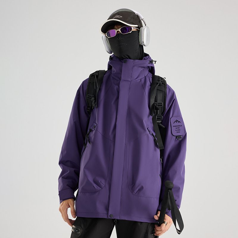 Morado (cortavientos individual) unisex