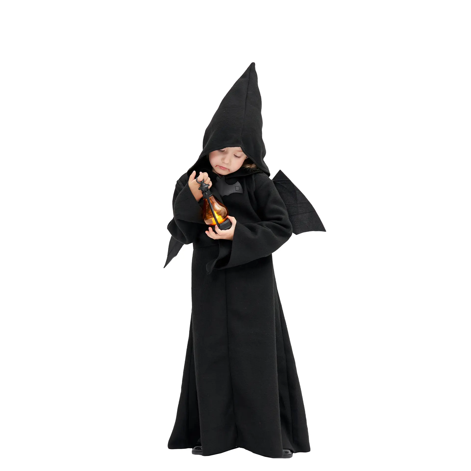 Halloween niños alas de murciélago demonio traje bruja Ángel mascarada fiesta Cosplay