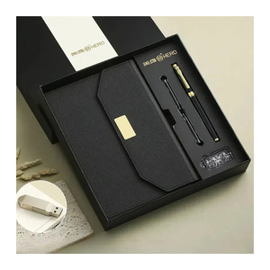 Kunden spezifisches Logo A5 PU Leder Hardcover Journal mit Magnet clip druck Nachfüllbare <span class=keywords><strong>Notebook</strong></span> Geschenkset Box mit Stift U <span class=keywords><strong>Disk</strong></span>